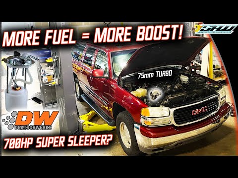 Ready For More Power! Boosted 5.3L Yukon XL DW400 Fuel Pump Install (Uncle Rob Ready To Turn Up!)