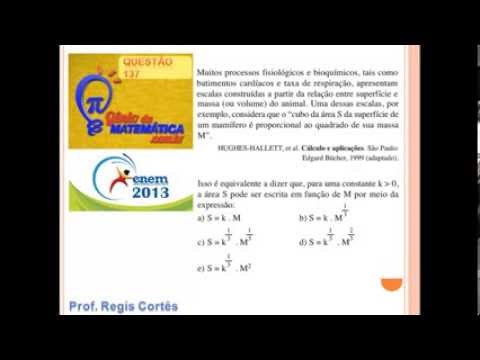 Questão 137 - Prova comentada Enem 2013