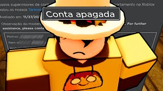 FUI BANIDO DO ROBLOX?