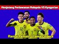 Menjelang perlawanan Malaysia vs Kyrgyzstan ramai pemain utama cedera