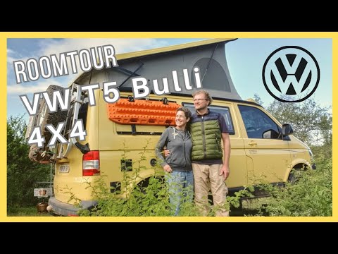 ROOMTOUR VW T5 4x4 🚐: Wir leben seit 2018 in unserem Bus und fahren damit um die Welt #vwt54x4
