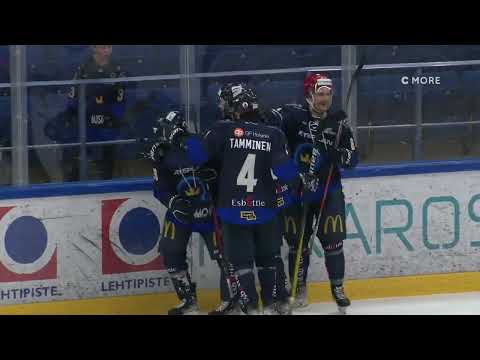Kiekko-Espoolle kolmas kiinnitys finaalipaikkaan - Villasen voittomaali alivoimalla