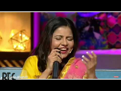 Chup Ke Se X Snehithane Snehithane | Sadhana Sargam  Live performance at Kapil Sharma Show