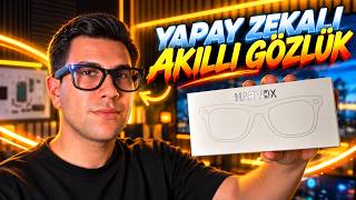Yapay Zekalı Akıllı Gözlük İnceledim! HARVOX AI SG-01