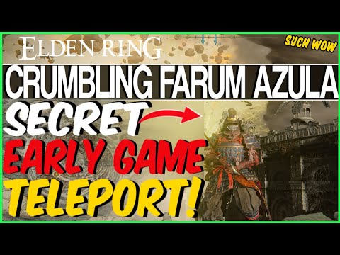 Secret EARLY GAME Skip! Crumbling Farum Azula Teleport - Elden Ring
