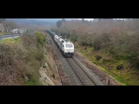 Doble 333 con un Sogama vacio a Taboadela por Saavedra / O Irixo.