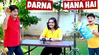 DARNA MANA HAI | Try Not To Flinch |  Family Fun Challenge | Aayu and Pihu Show