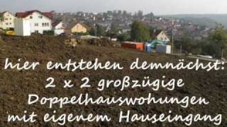 preview picture of video '2 x 2 Doppelhauswohnungen in Kirchberg an der Murr - Baugebiet-Rappenberg'