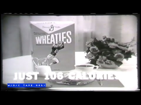General Mills Wheaties Cereal Commercial Compilation   1960s