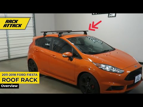 Ford Fiesta 5 Door Hatchback with Yakima BaseLine Jetstream Roof Rack