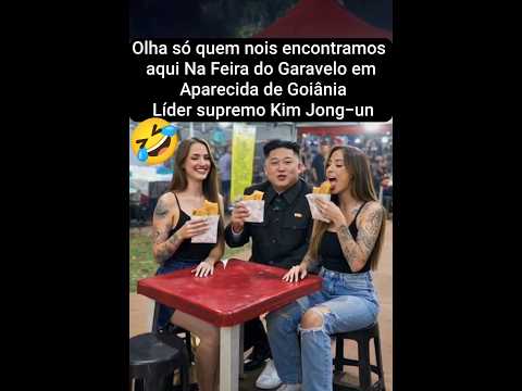 Nois encontramos o Líder supremo Kim Jong-un na feira do Garavelo em Aparecida de Goiânia