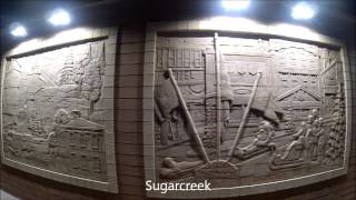 preview picture of video 'Sugarcreek Brick Wall Sculpture Sugarcreek, Ohio 44681'