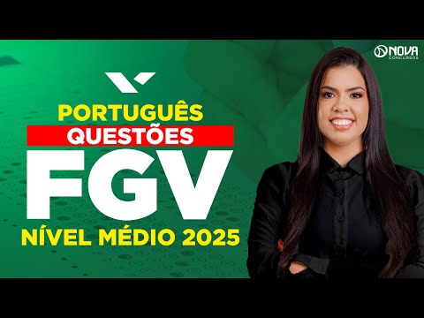 Questões Comentadas de Língua Portuguesa Banca FGV 2025