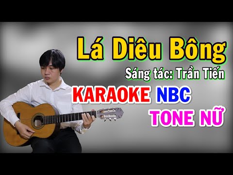 Lá Diêu Bông (Sao Em Nỡ Vội Lấy Chồng) Karaoke Guitar Tone Nữ