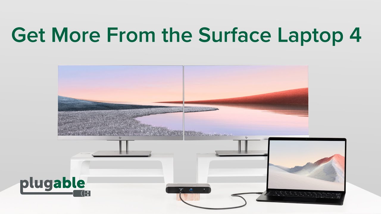 Best Desk Setups for the Surface Laptop 4 – Plugable Technologies