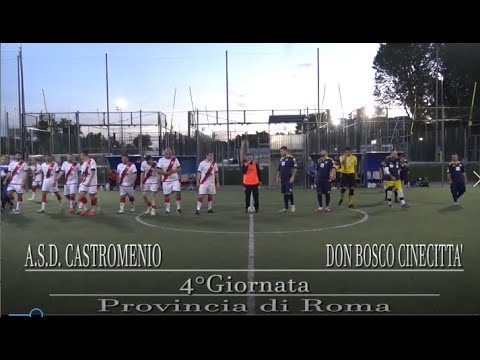 PROVINCIA DI ROMA 4°Giornata - ASD Castromenio - Don Bosco Cinecittà 0-0