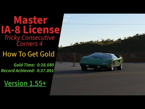 GT7 | How to get Gold on the Master IA-8 License (Update 1.55+)