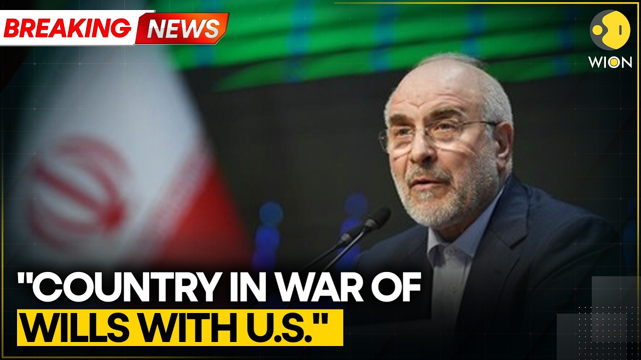 US-Iran War | Ghalibaf: Blockade, Economic Pressure Will Not Compel Iran to Surrender |WION BREAKING