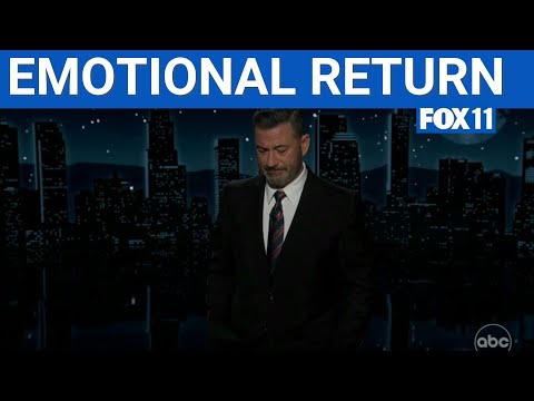 Jimmy Kimmel tears up in return: Charlie Kirk death not funny  | FOX 11 LA