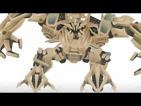 BONECRUSHER Transform - Short Flash Transformers Series