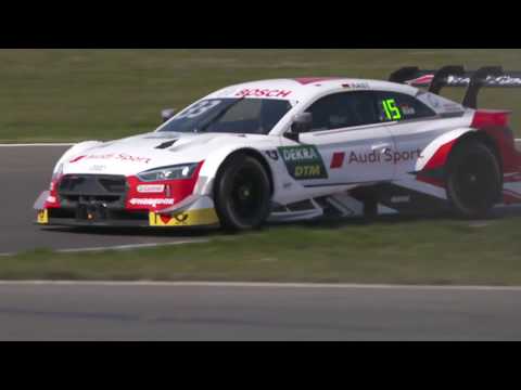 Audi Sport Team Rosberg DTM test rides Lausitzring - René Rast