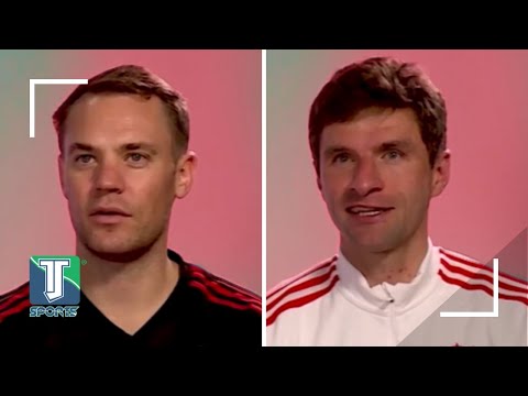 REAKTION des FC Bayern München auf die Auslosung im Achtelfinale, in der sie PSG GEGENÜBERGEHEN