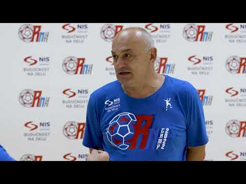 Trener Slobodan Jedoksić,šef stručnog štaba na Međunarodnom kampu Ratko Nikolić 2022