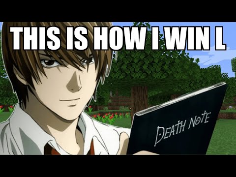 Death Note but they play Minecraft
