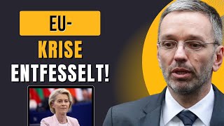 EU völlig außer Kontrolle – Kickls Warnung sorgt für Aufsehen!