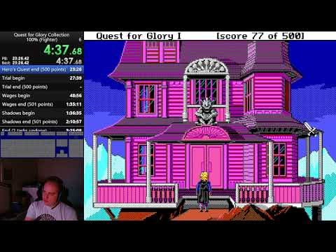 Quest for Glory collection, 100% fighter in 3:16:35 by davidtki
