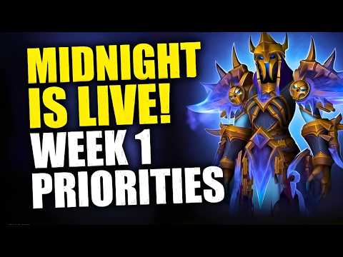 Midnight Full Release Guide - Week 1 Checklist, Gearing, Weekly Activities & Priorities & What's New