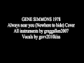 GENE SIMMONS ALWAYS NEAR YOU COVER GREGG ALLEN + GSVV2010