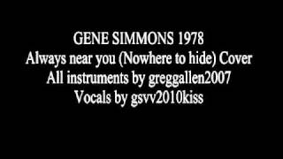 GENE SIMMONS ALWAYS NEAR YOU COVER GREGG ALLEN + GSVV2010