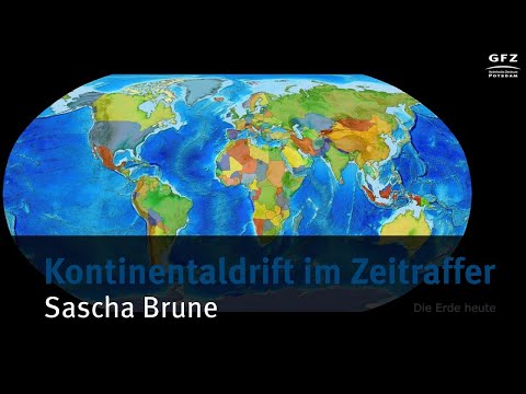 Kontinentaldrift im Zeitraffer