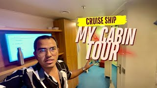This is my accommodation inside cruise ship || SHIP Crew cabin tour 😍