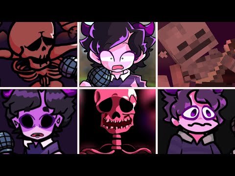 Friday Night Funkin' - Atrocity but everytime it's Skeletons turn a Different Skin Mod is used