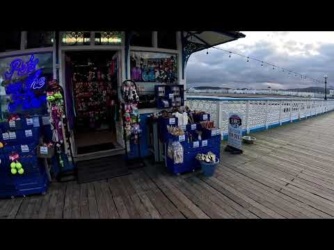A walk on Llandudno Pier in winter 2025
