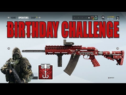 Kapkan's Gift Weapon Skin Birthday Challenge - Rainbow Six Siege