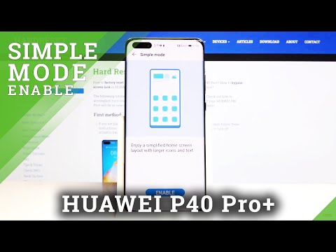How to Activate Easy Mode in HUAWEI P40 Pro+ - Turn On Easy Mode