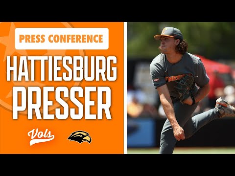 Tennessee Baseball's Hattiesburg Regional Sunday postgame press conference I Tennessee Volunteers