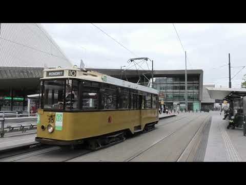 Vertrek Oude Vierasser Tram Rotterdam Centraal - Lijn 10 en 24