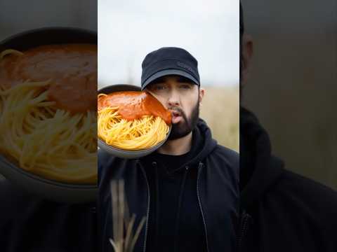 Eminem Getting Hit With Mom's Spaghetti On The Face