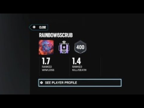 What a level 400 Console player looks like-Rainbow six siege