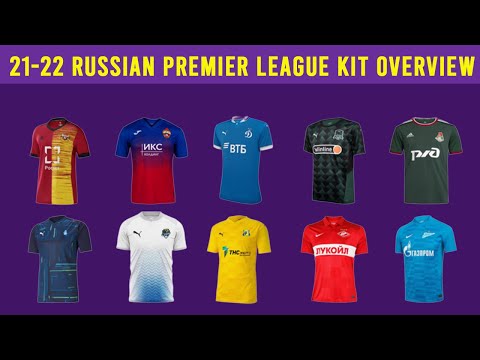2021-22 Russian Premier League Kit Overview - All Russian Premier League 21-22 Jerseys