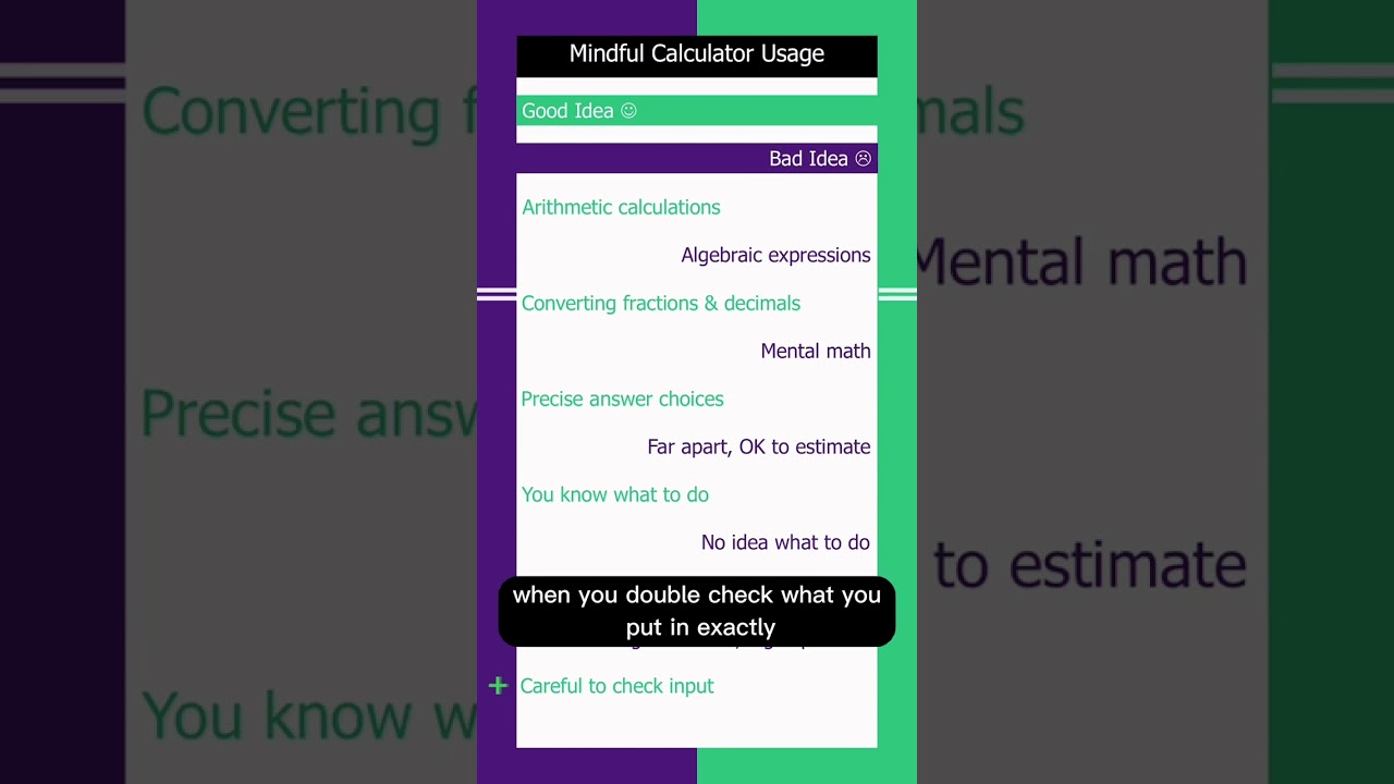 Last video in our series on calculator usage tips on the GRE! #shorts