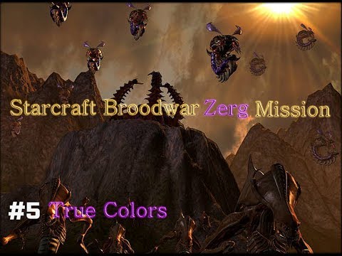 Starcraft Broodwar Zerg Mission #5 : True Colors(No commentary)