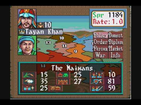 Genghis Khan II : Clan of the Grey Wolf Megadrive