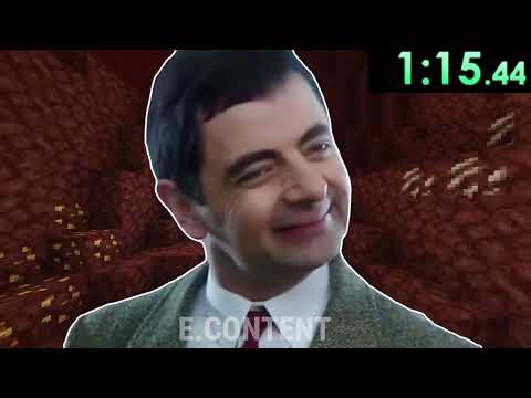Mr Bean Speedruns Minecraft