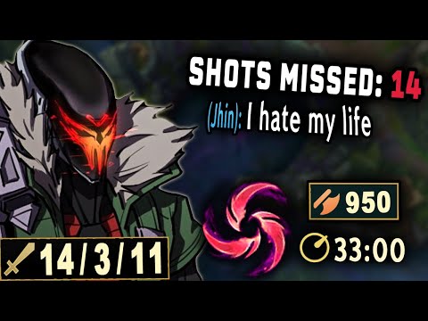 Missing your ults? Try Hail of Blades Jhin. The Ultimate Right Clicker