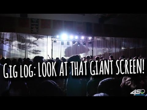 DJ Gig Log: Halloween theme homecoming | Giant video screen!